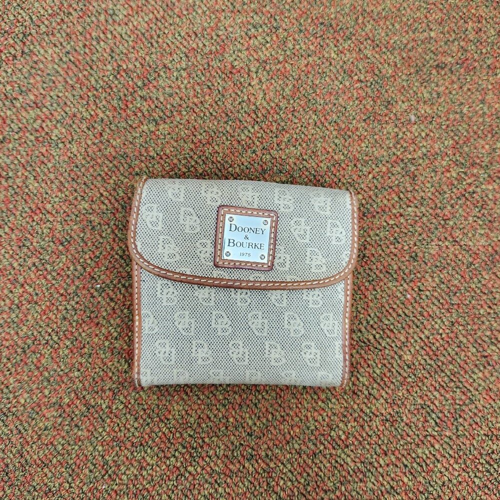 Dooney & Bourke Signature Logo Bifold Wallet